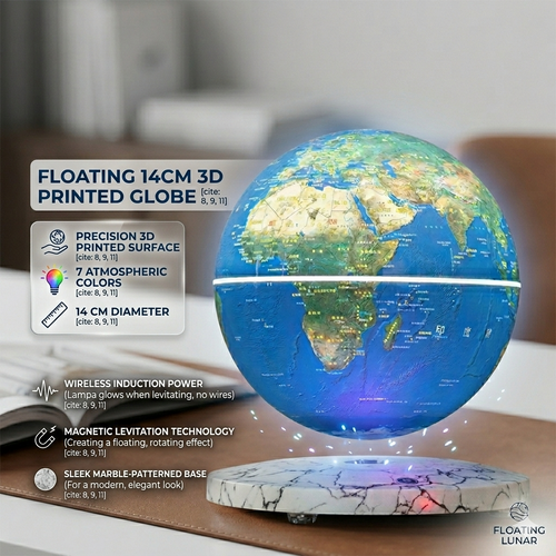 Magnetic Levitating Moon Lamp