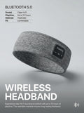 Bluetooth Sleep Headband – Wireless Headphones, Built-In Speakers, Comfortable Fabric, 10-Hour Battery Life